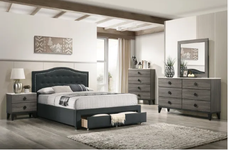 charcoal bedroom set