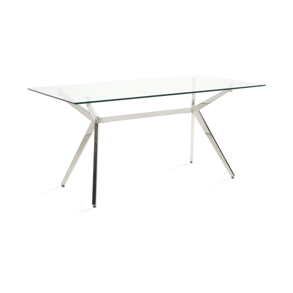 silver dining table