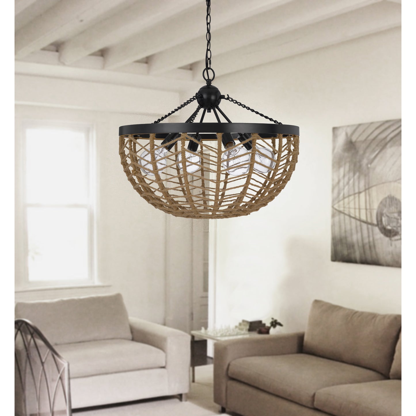 black chandeliers