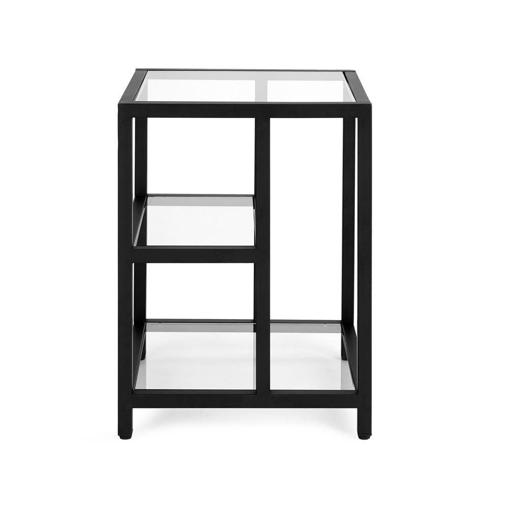 black end table