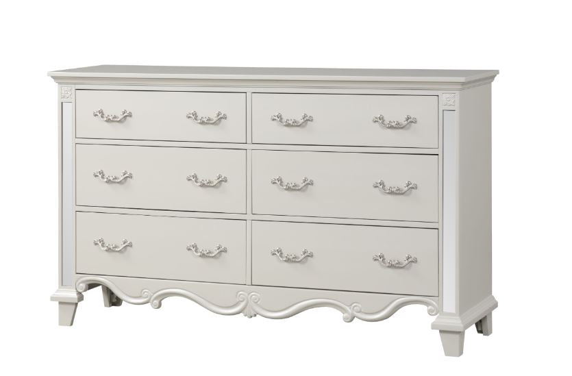 pearl white dresser