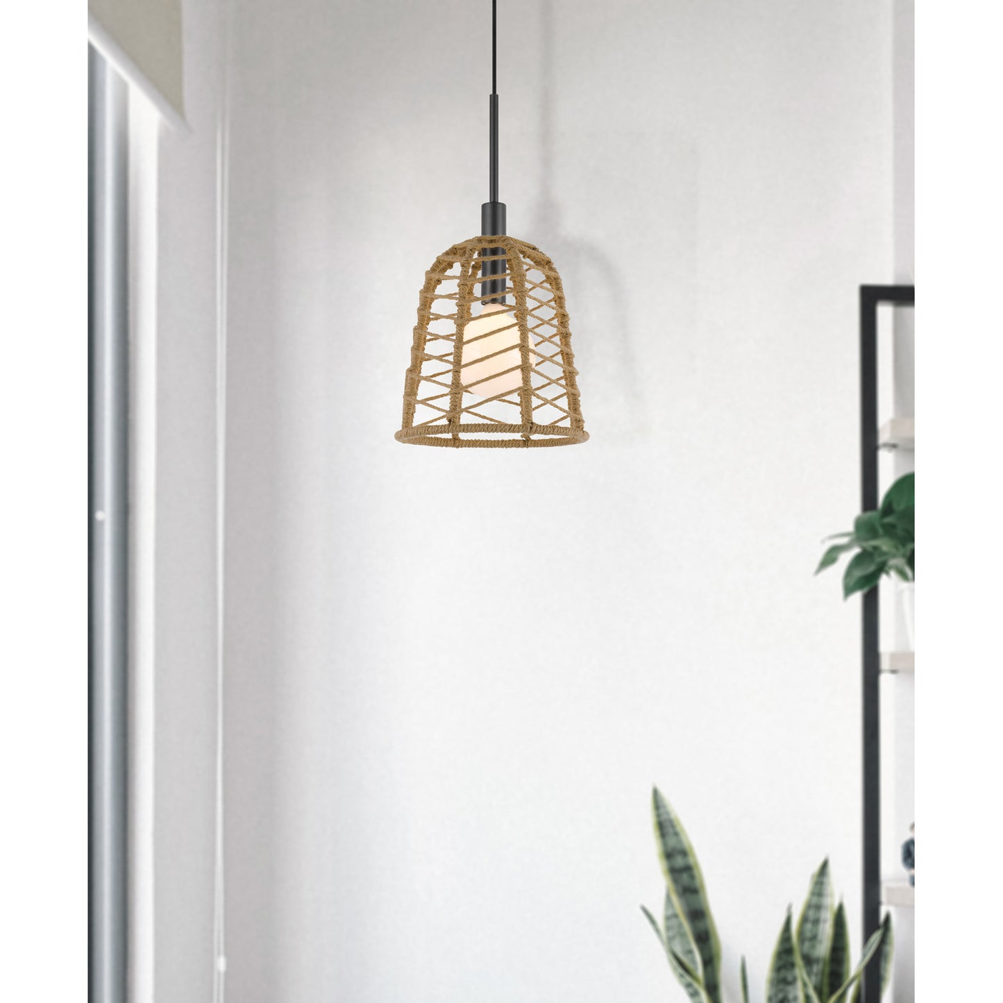 charcoal grey pendant
