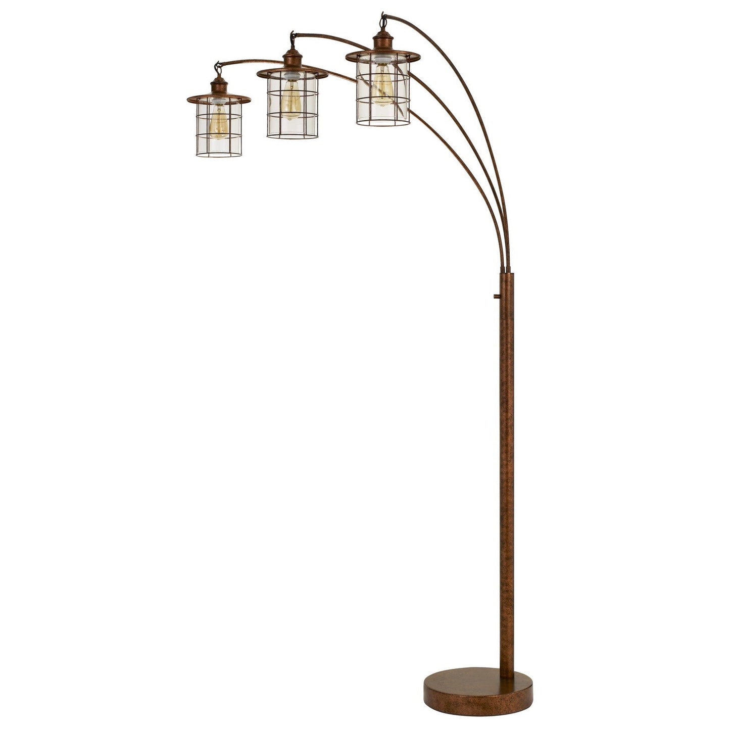 |rust floor lamp