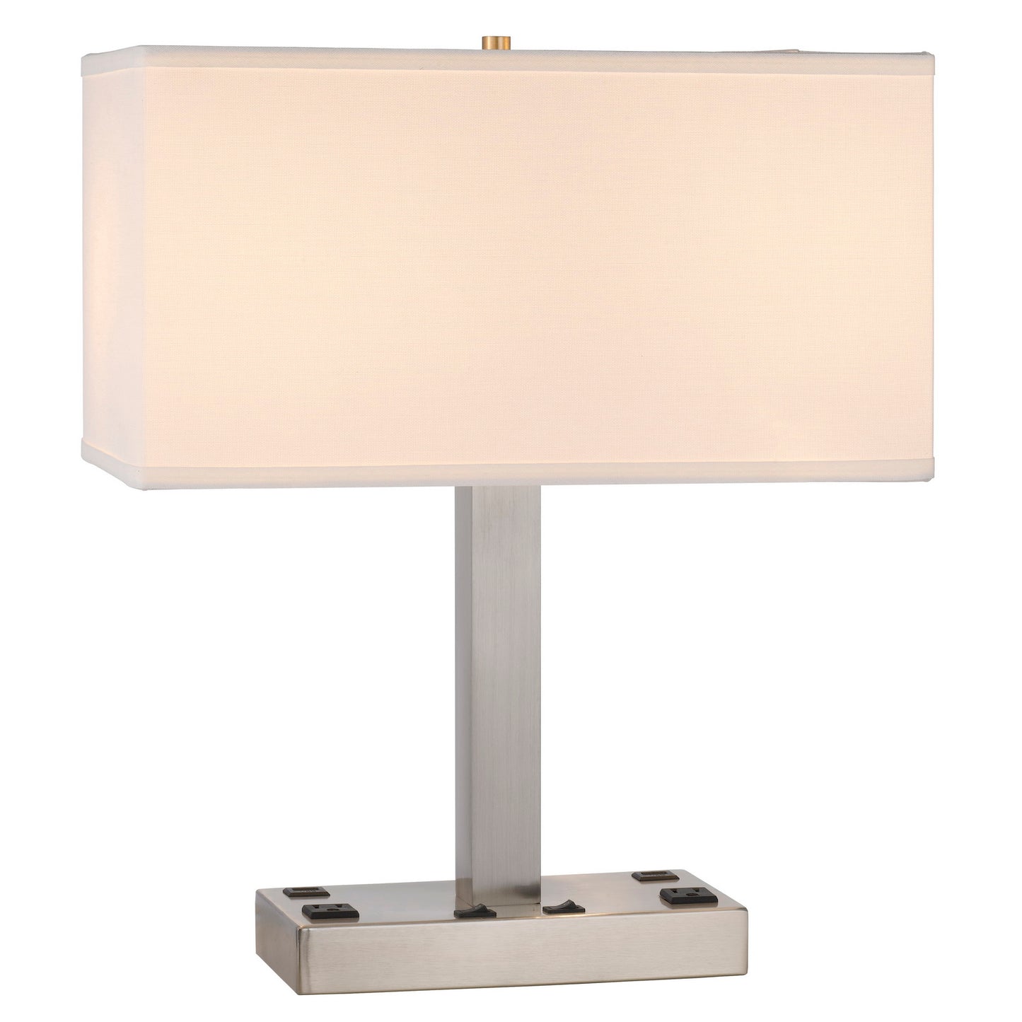 silver desk lamp
