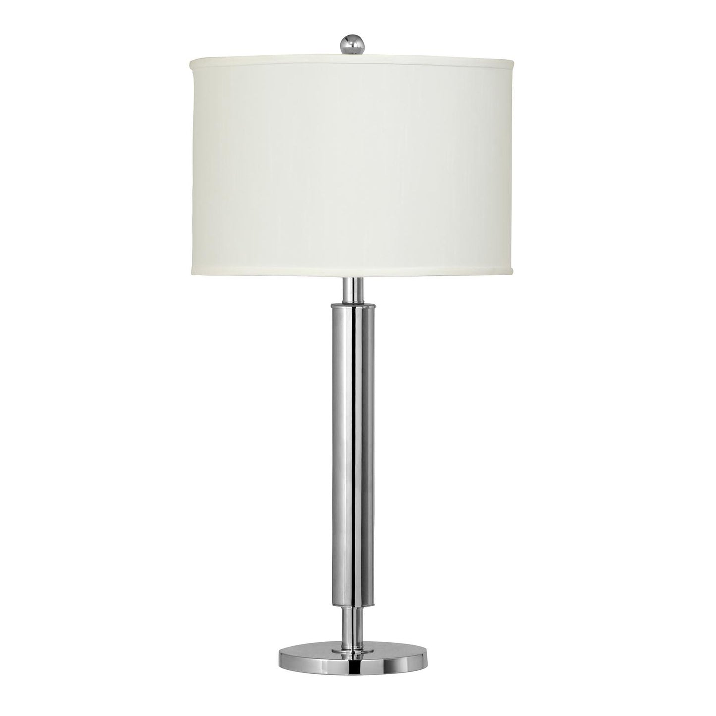 silver table lamp