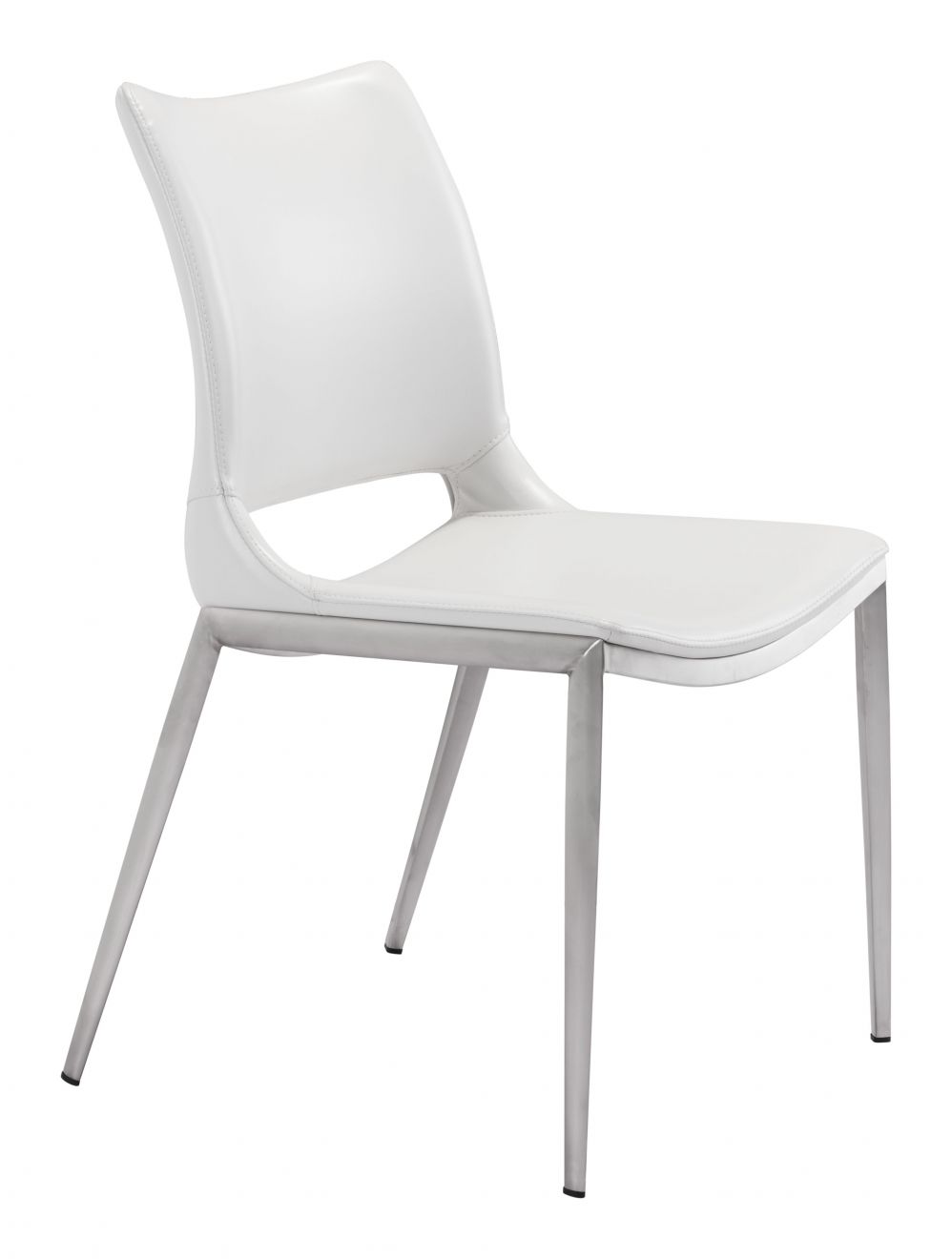 white dining chair