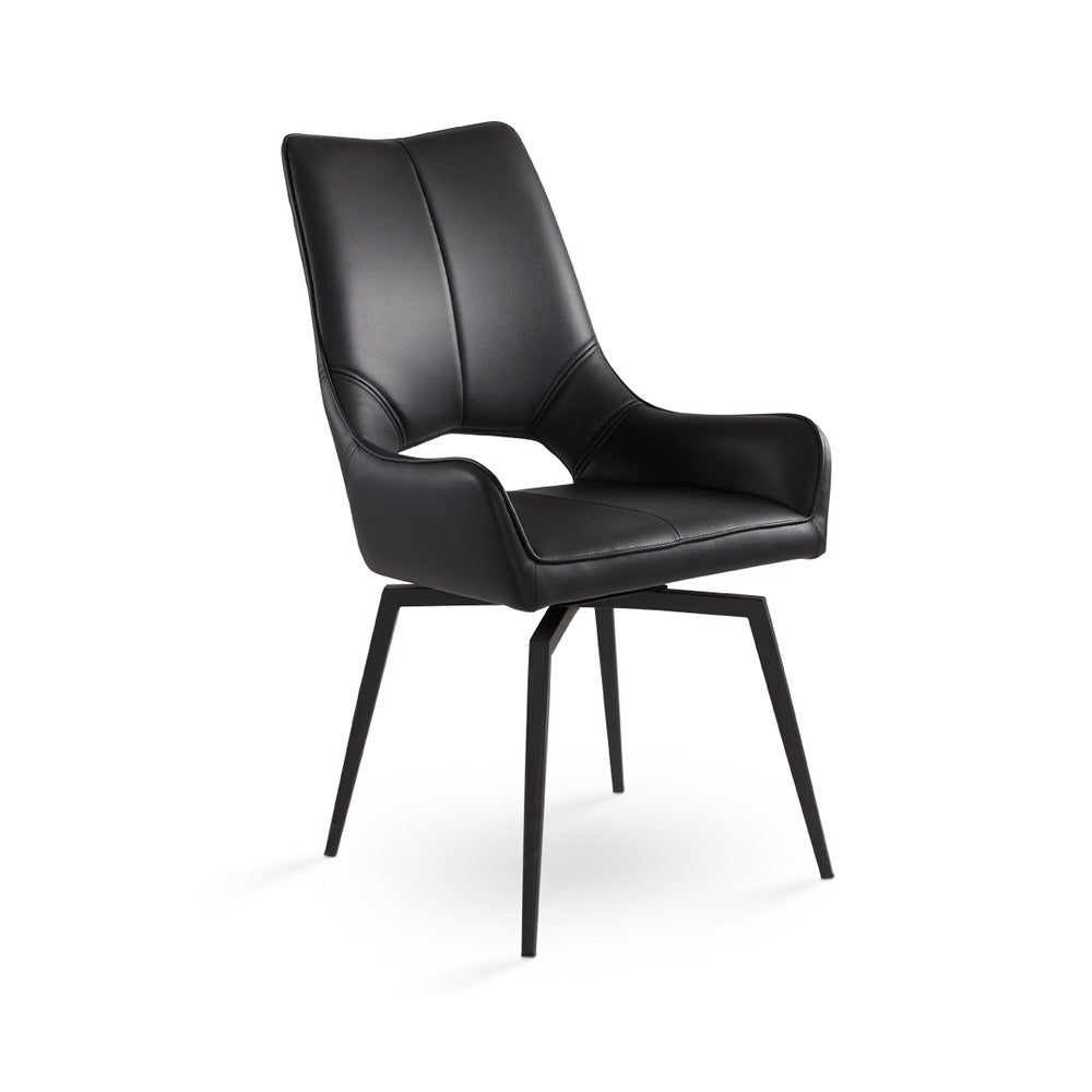 black dining chair