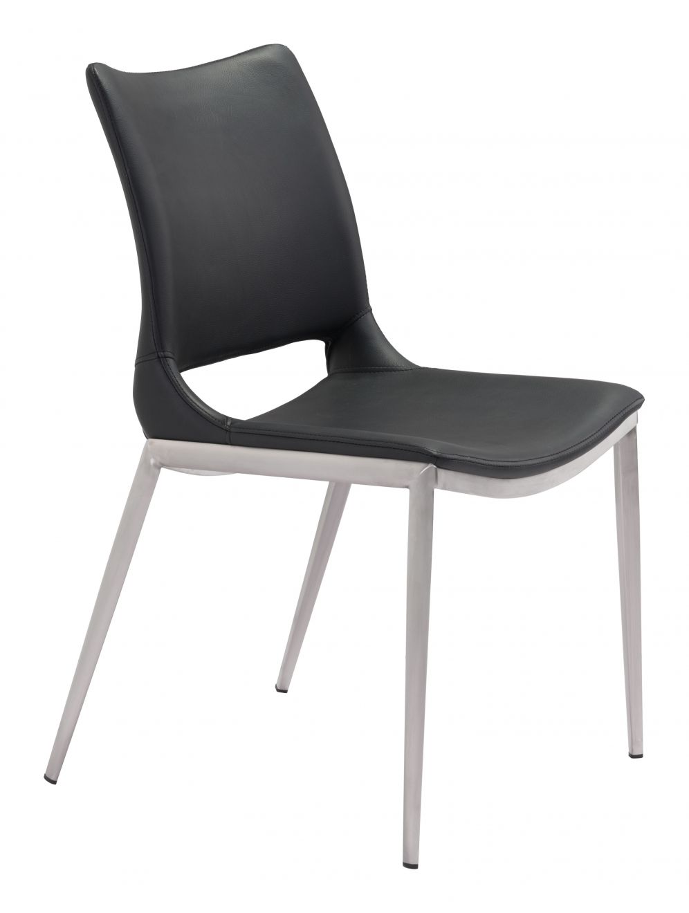black dining chair
