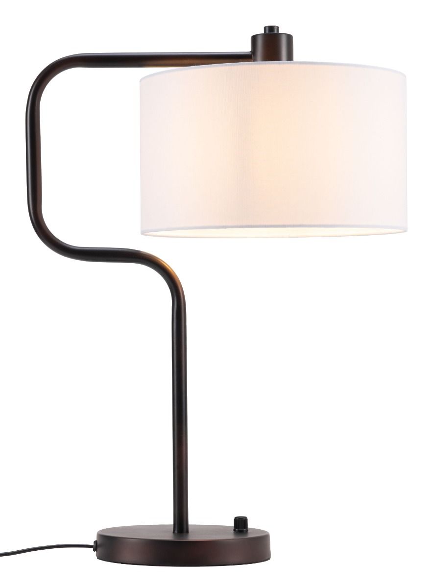 Black table lamp