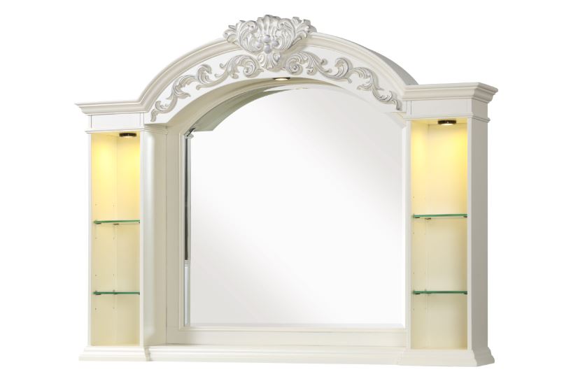 white mirror