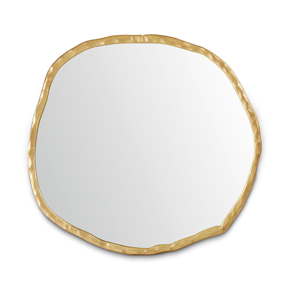 golden wall mirror