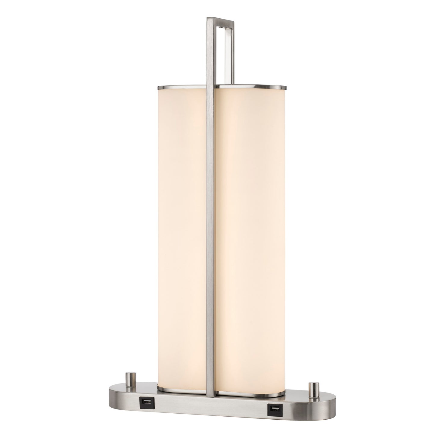 silver desk lamp