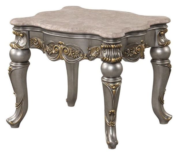 silver fabric premium sofa set