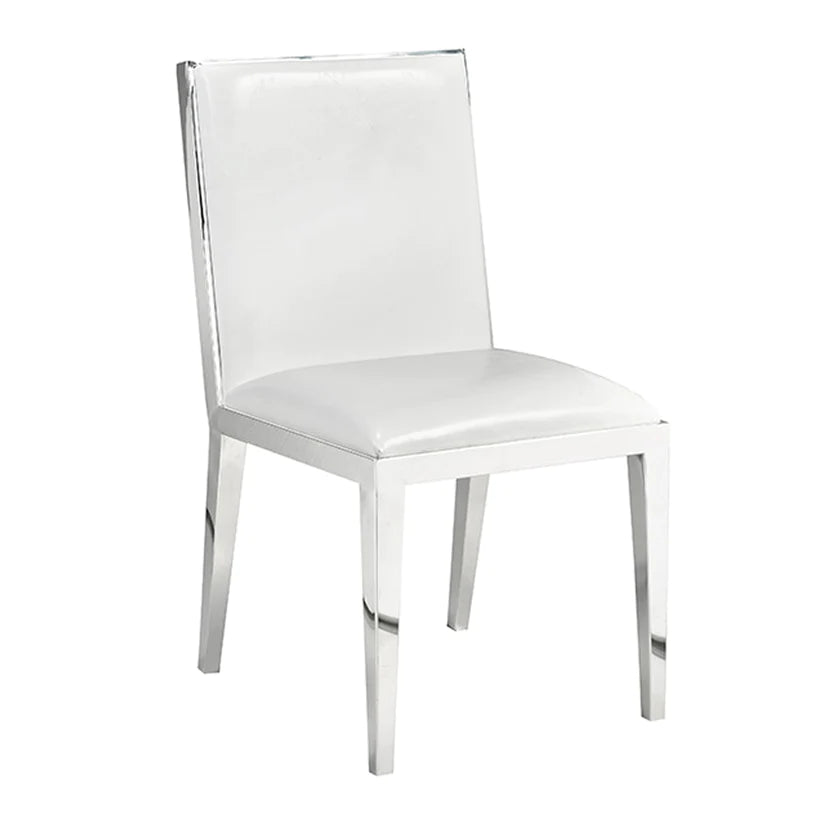 white dining chair