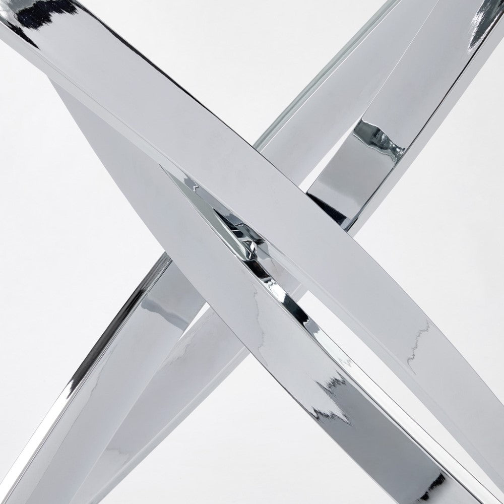 silver dining table