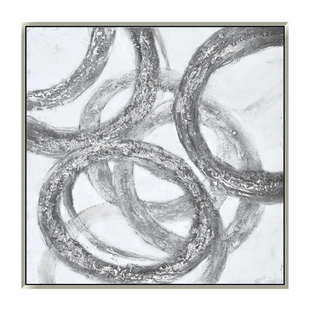 silver wall art frames