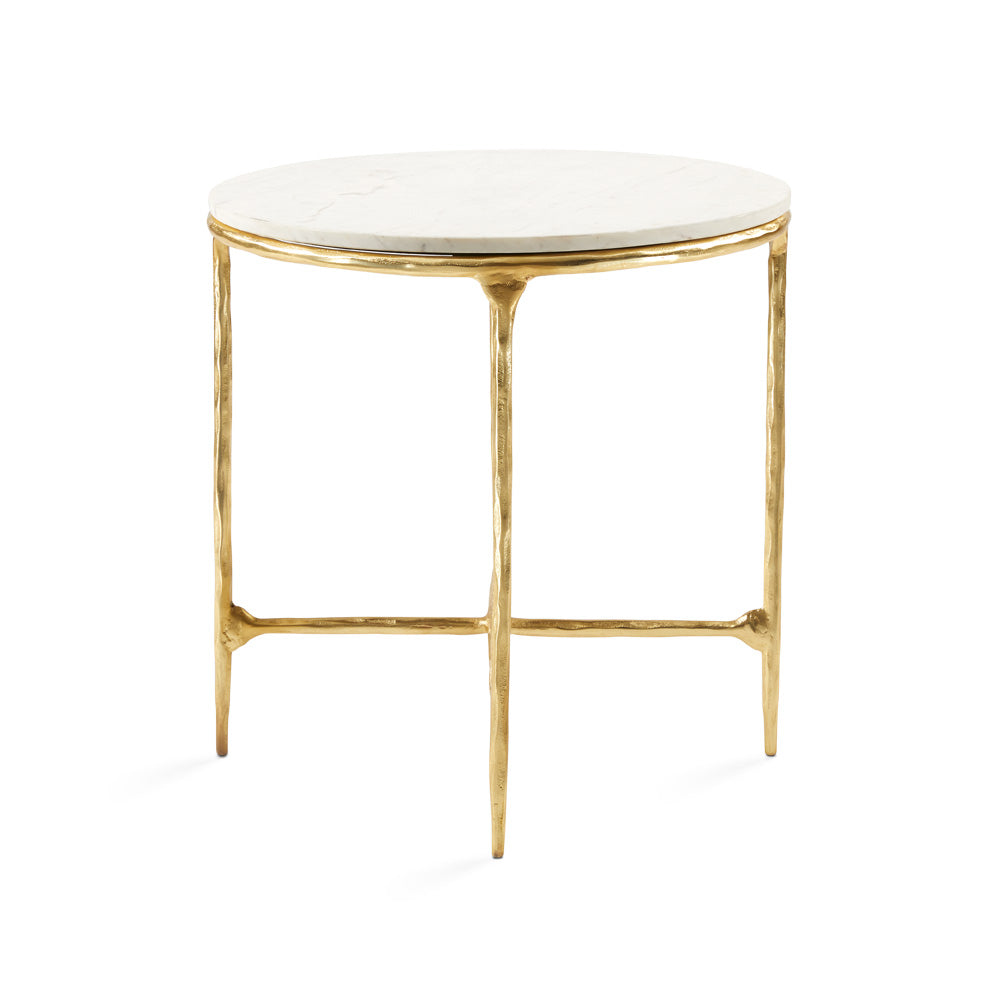 golden side table