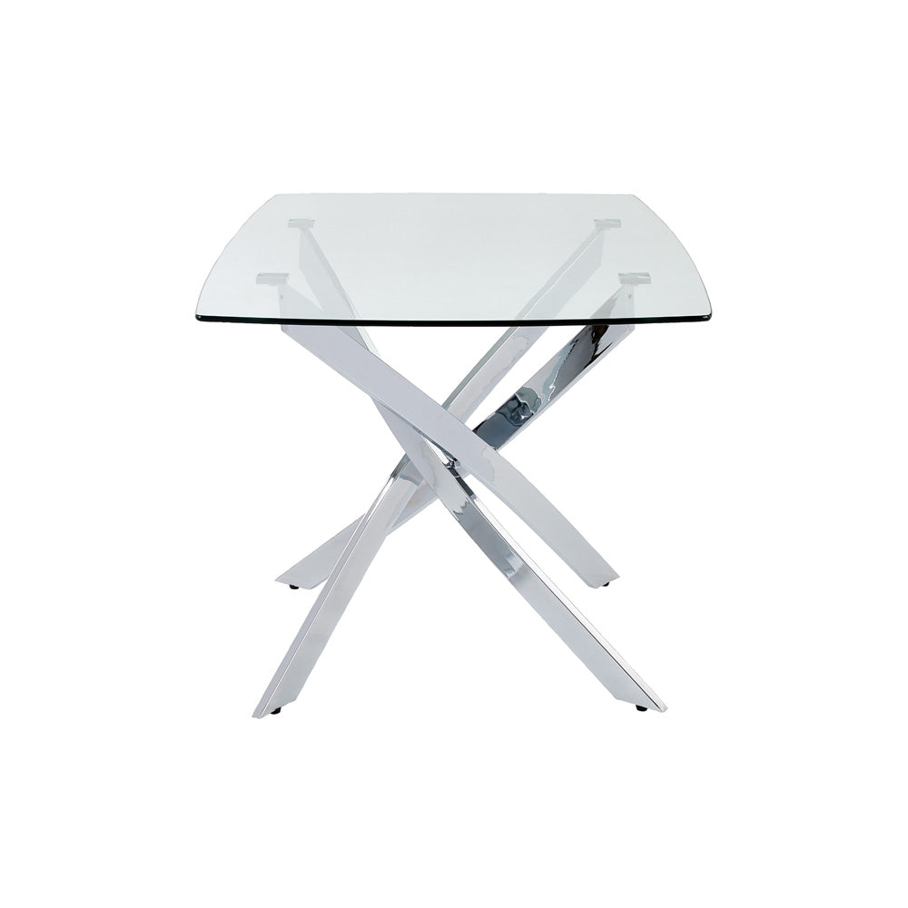 silver legs dining table