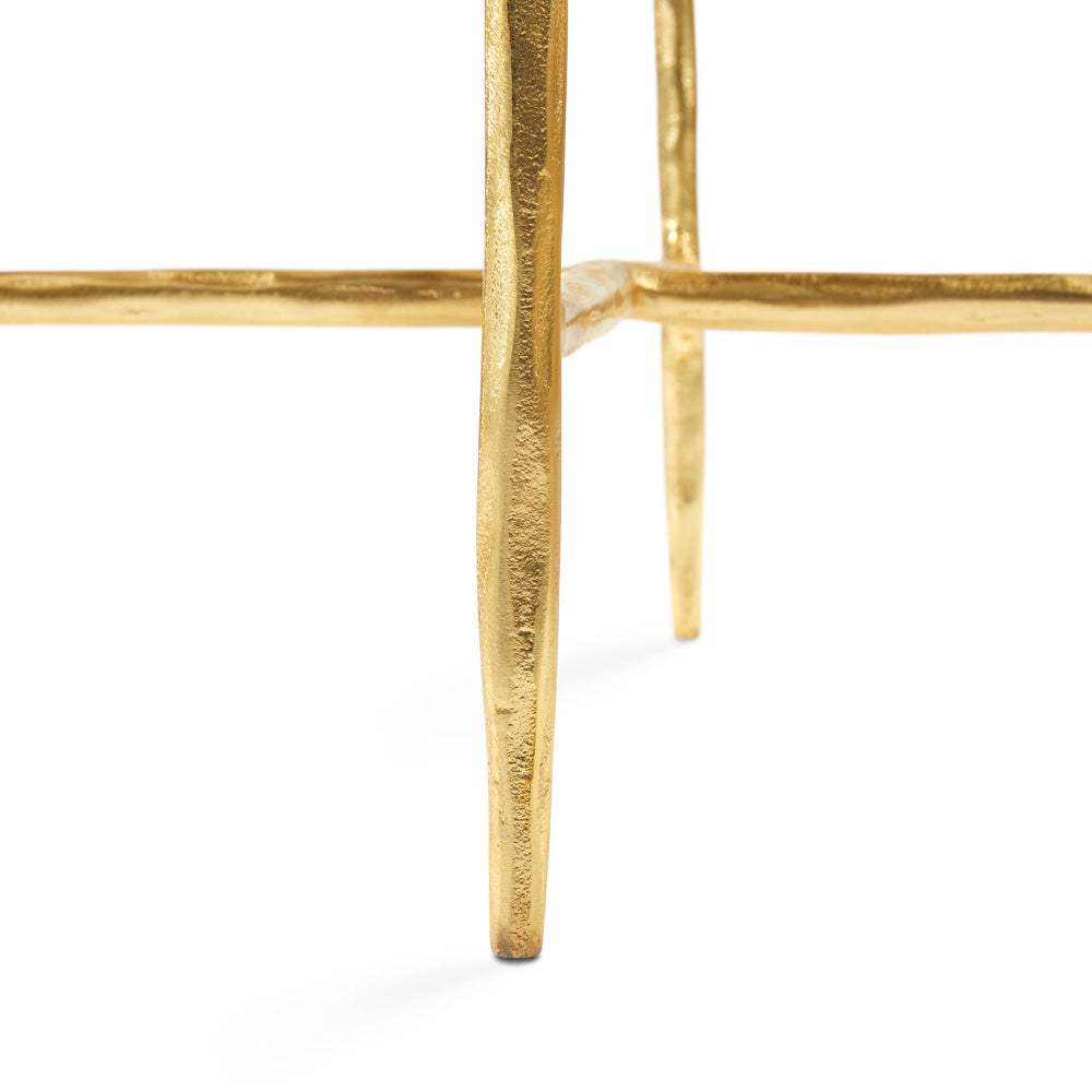 golden end table