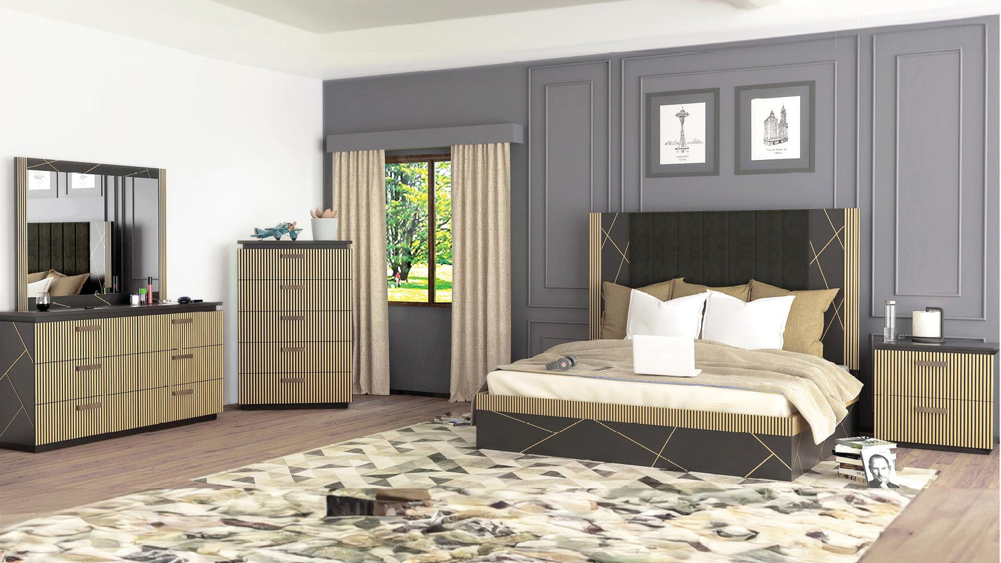 gold bedroom set