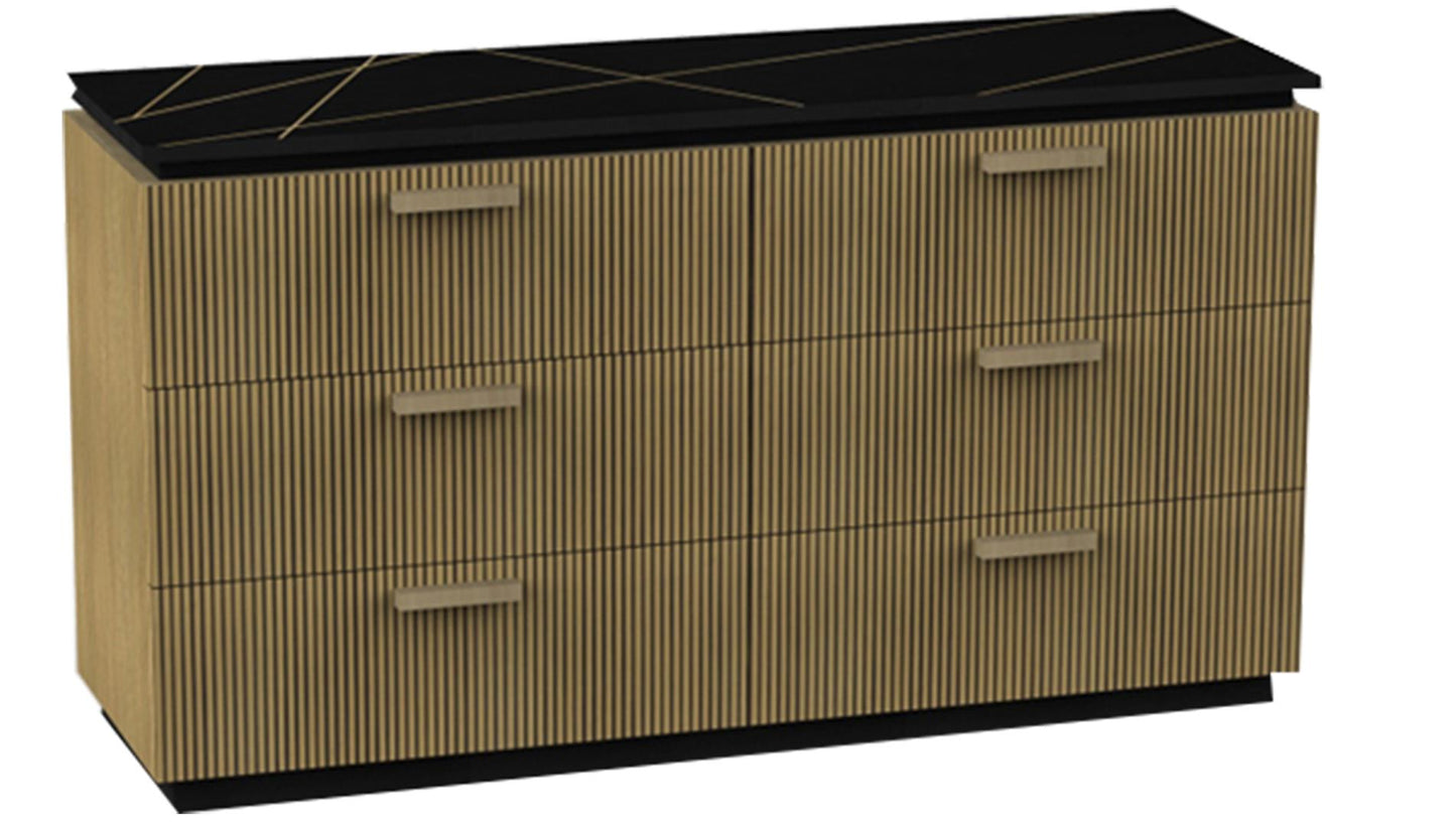 gold dresser