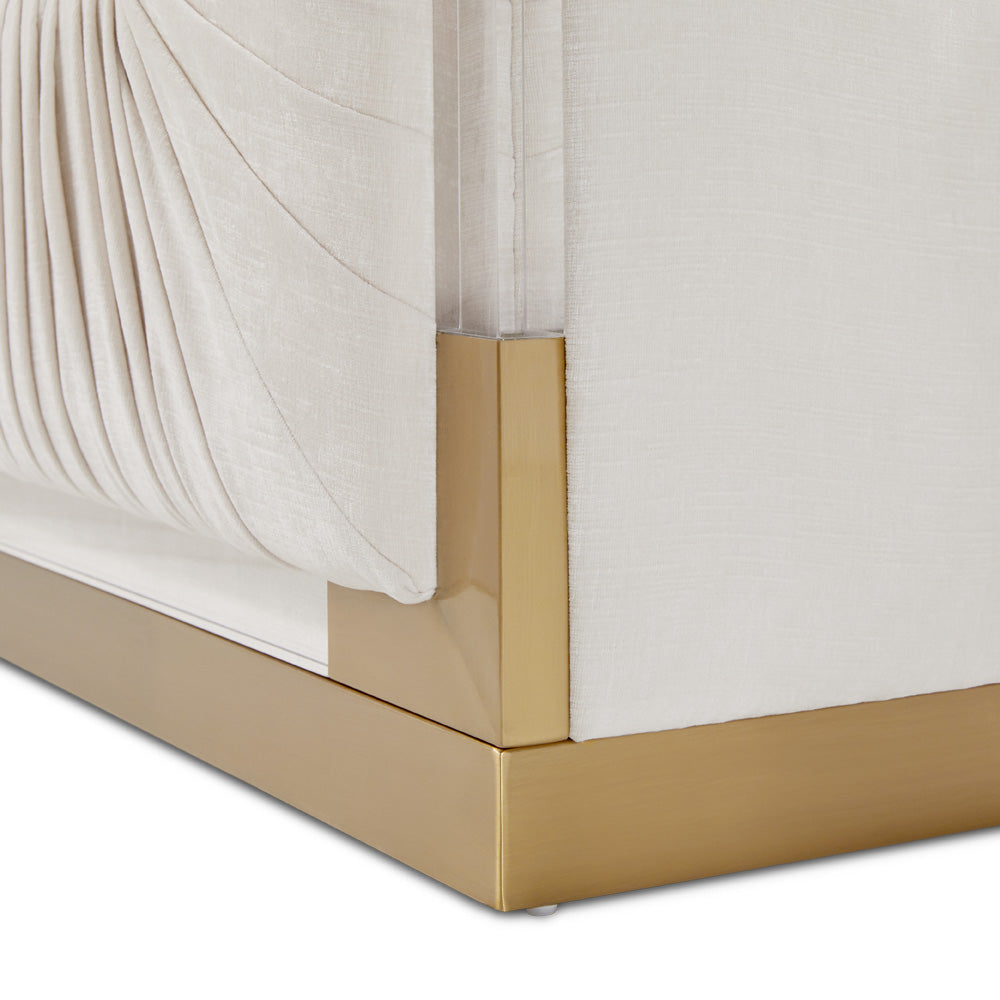 golden sofa
