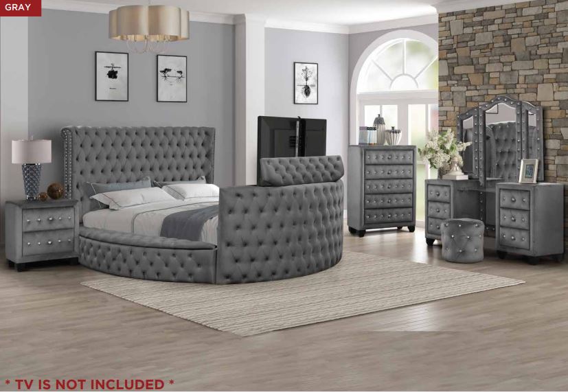 grey bedroom set