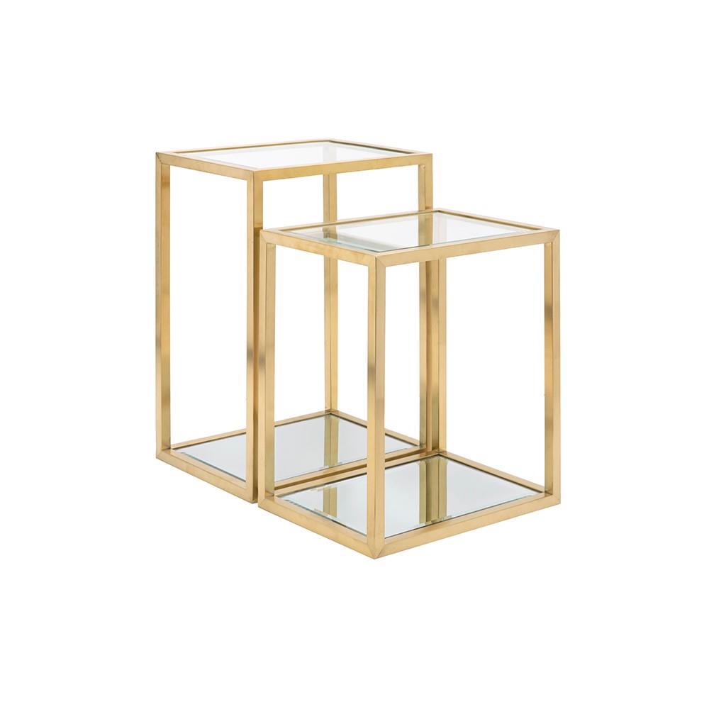 golden side table