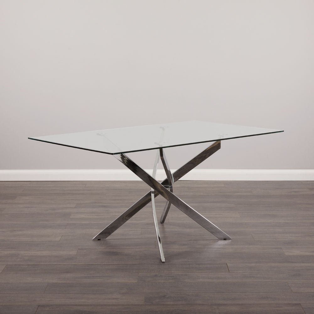 glass dining table