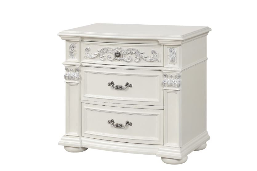 white nightstand