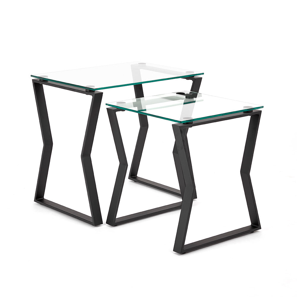 black side table