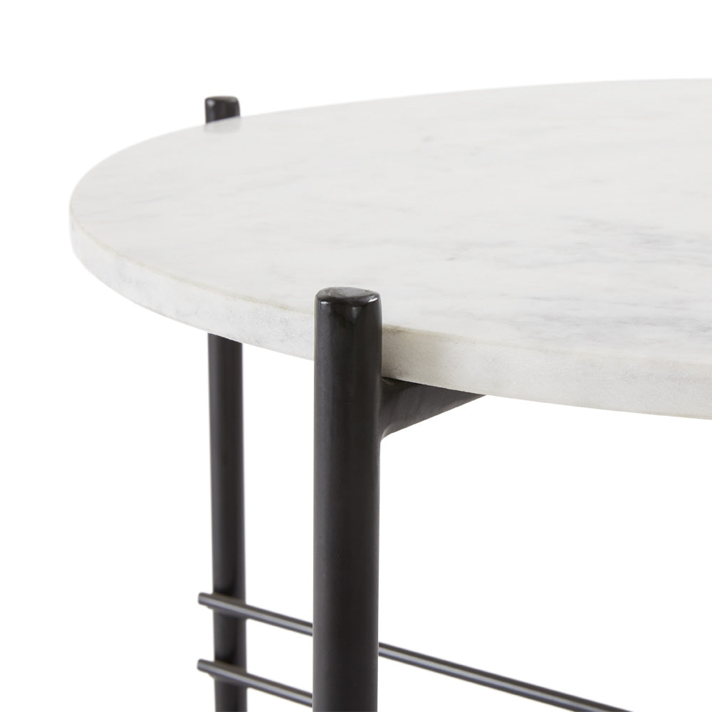 white marble coffee table