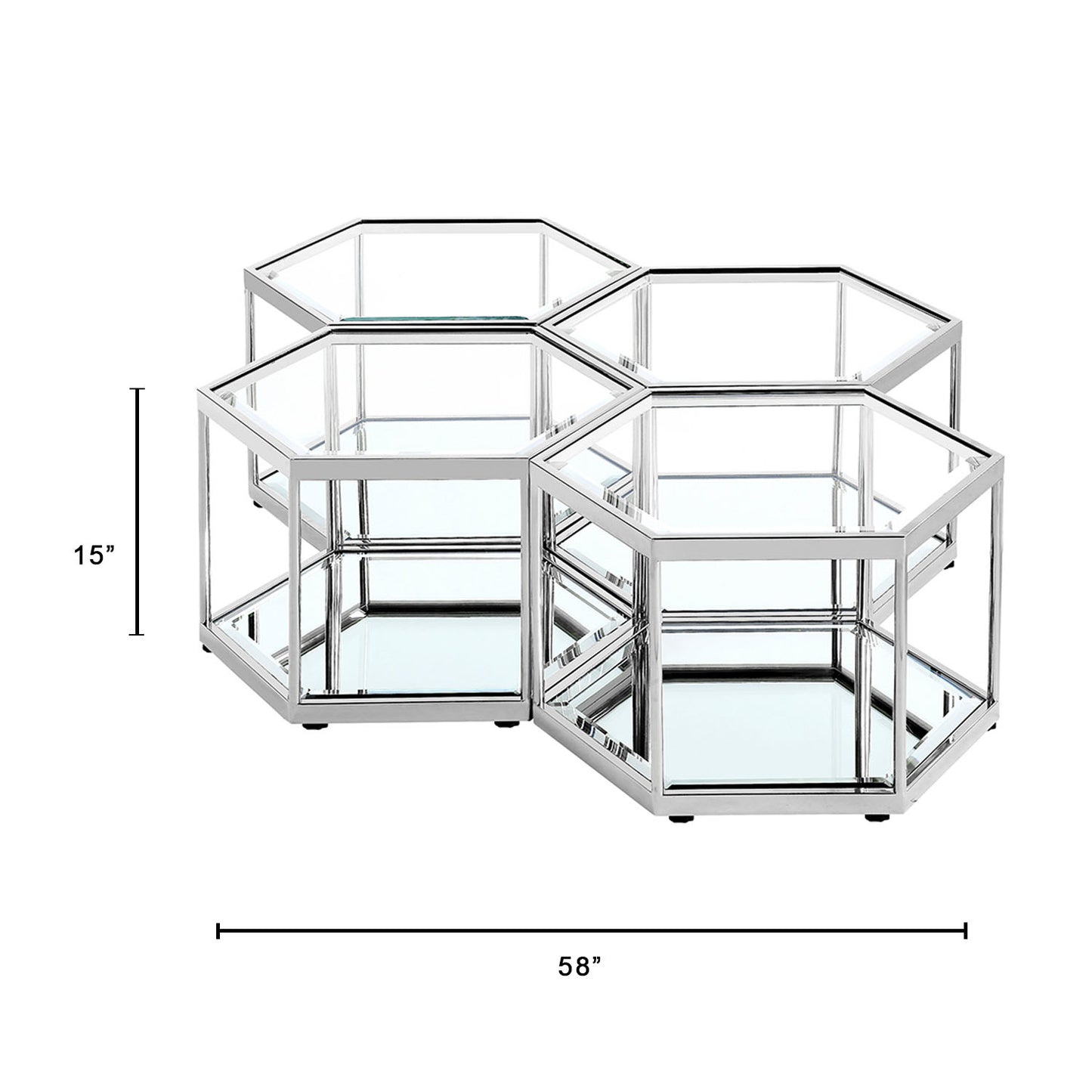 silver coffee table