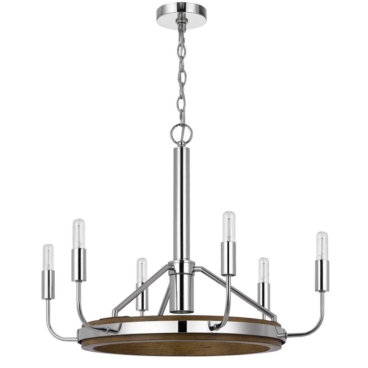 silver chandeliers