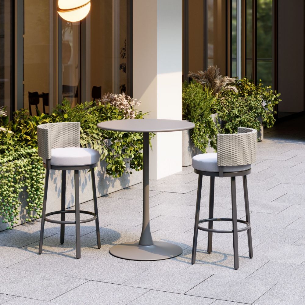 aluminum bar stool