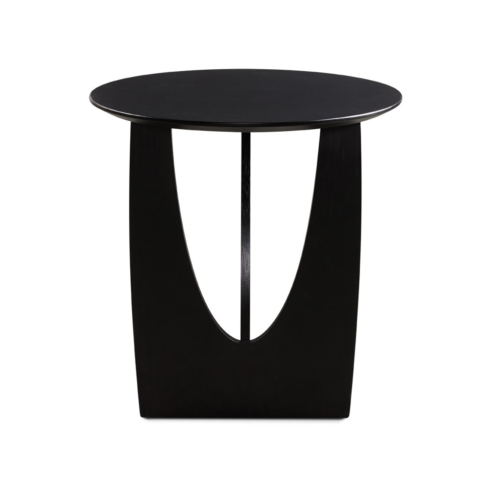 black side table