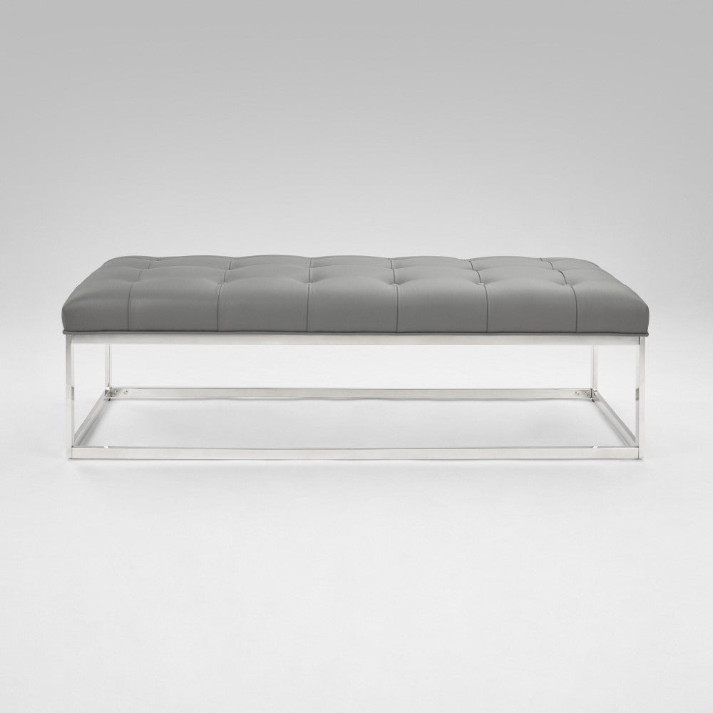 leather bench