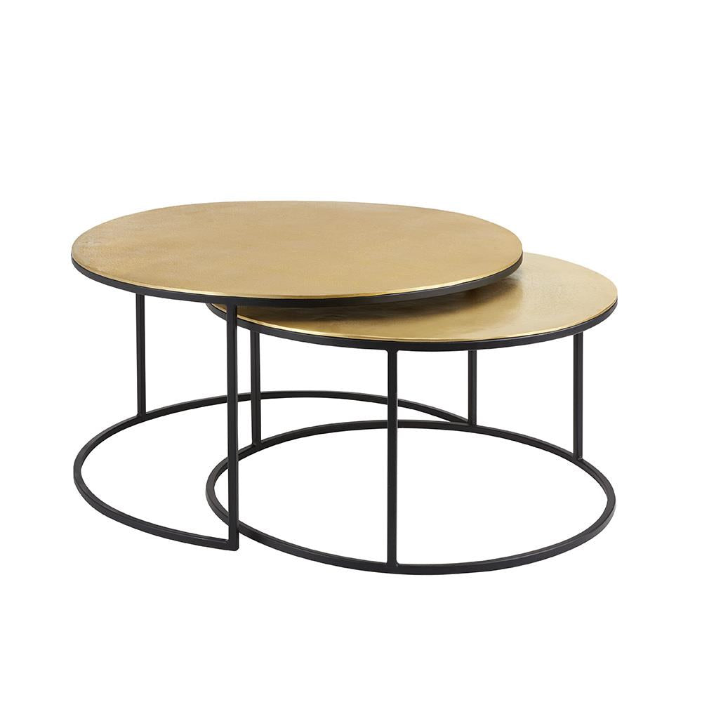 black Aluminum coffee table