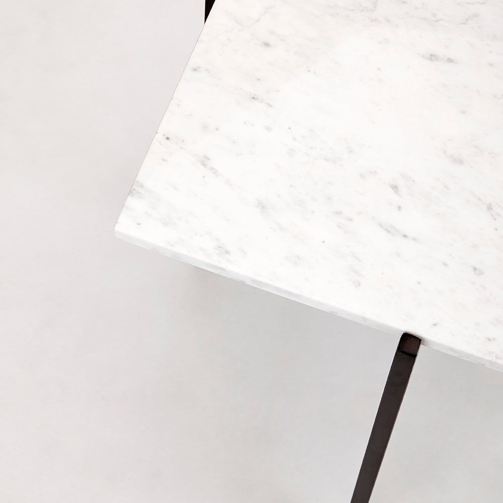 marble end table