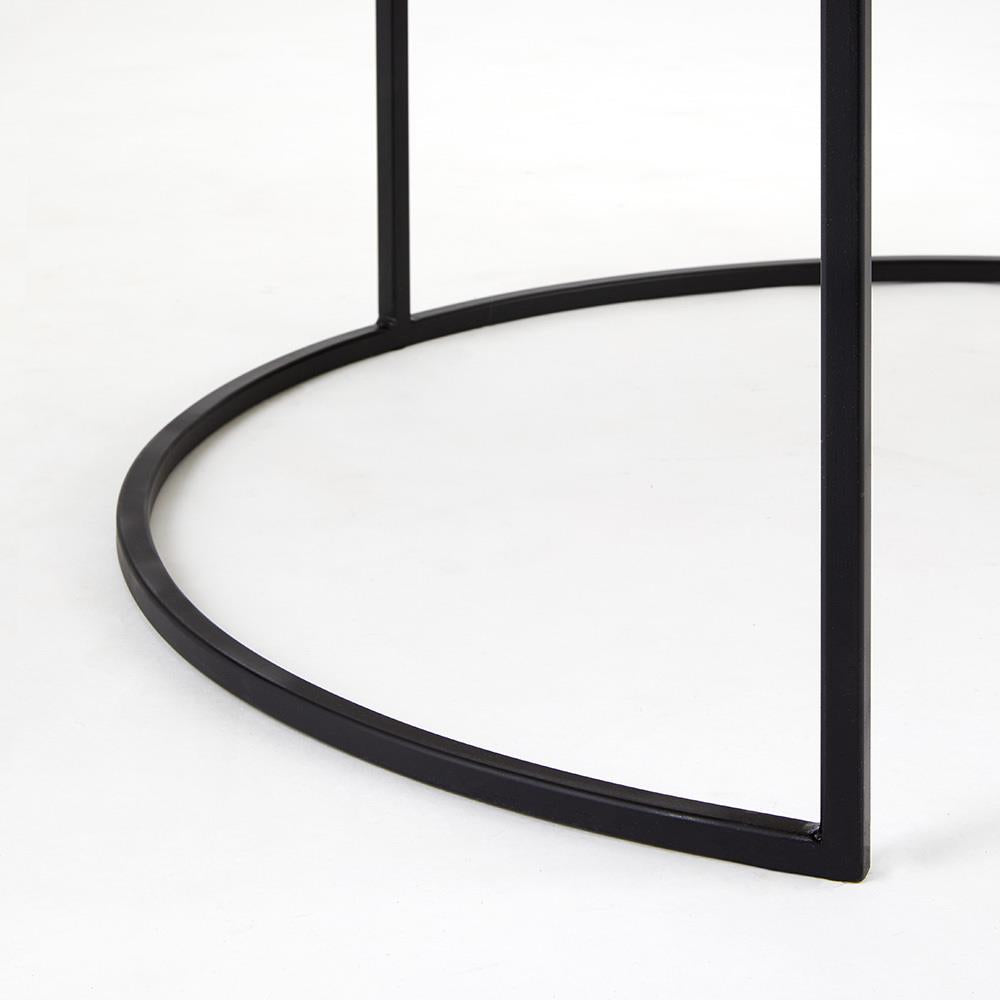 Aluminum base coffee table