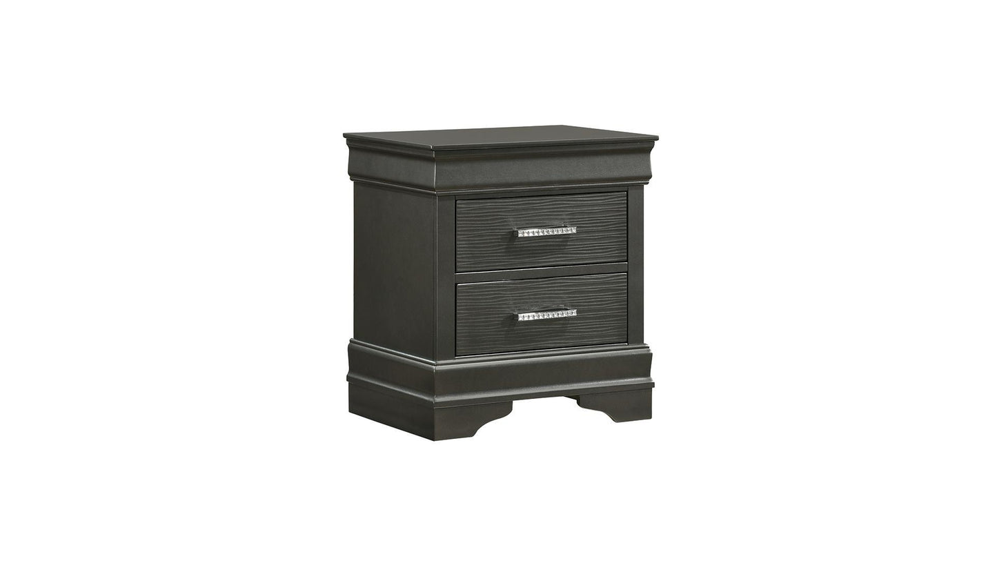 grey nightstand
