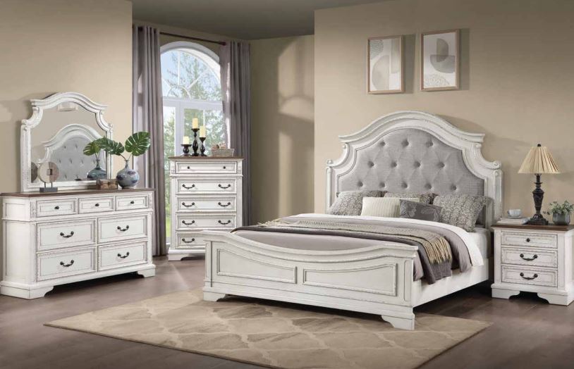 white bedroom set