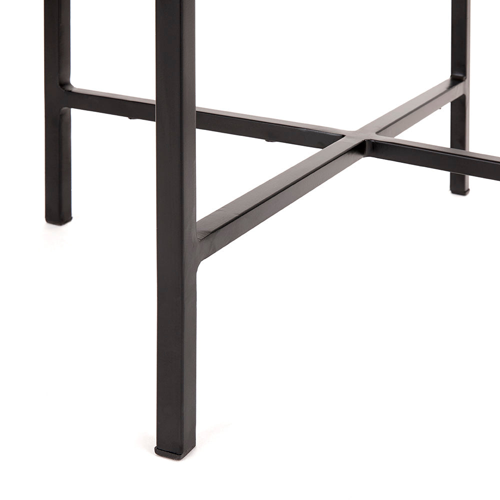 black end table