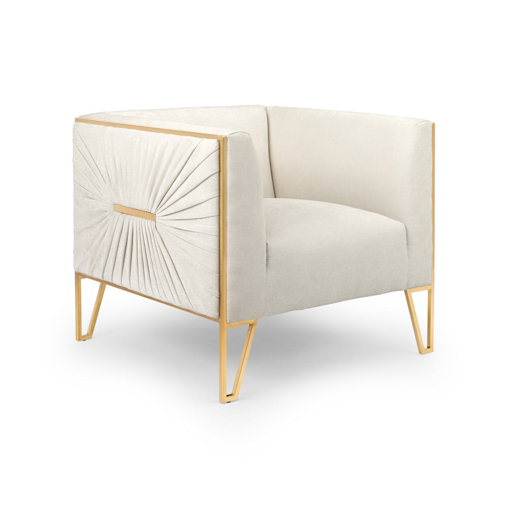 light grey fabric accent chair