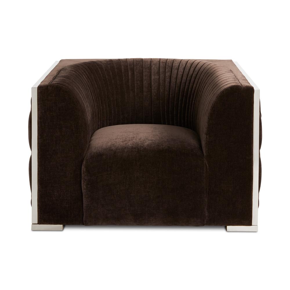 luxury fabric accent chair