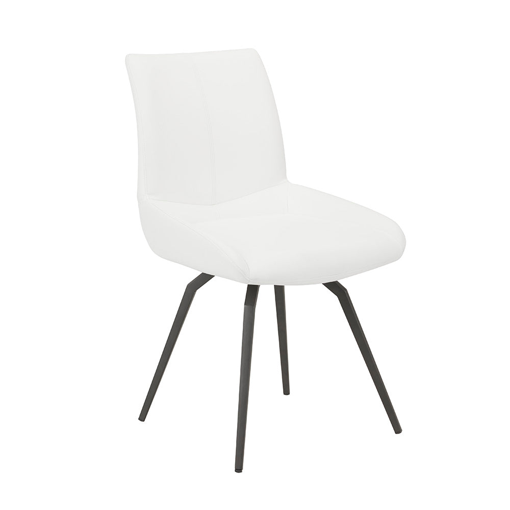 white dining chair