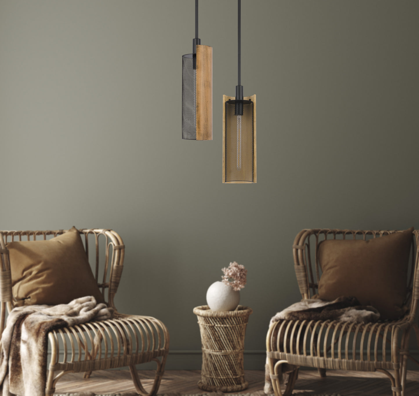 wood pendant