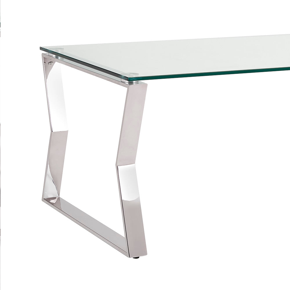 silver legs coffee table