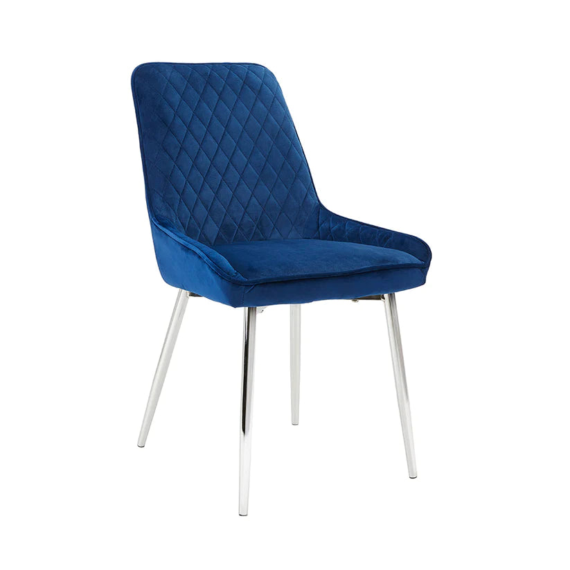 blue dining chair
