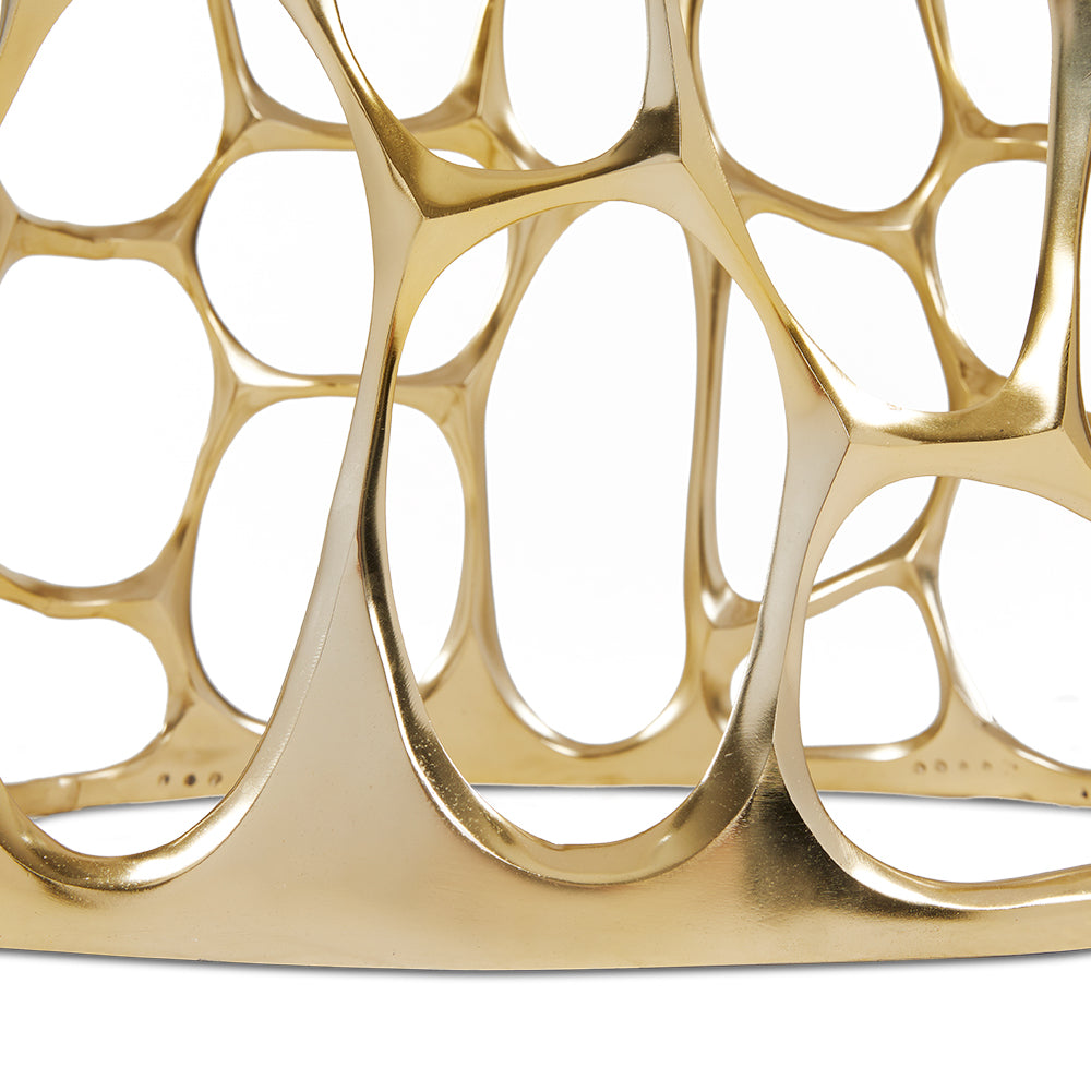 gold dining table